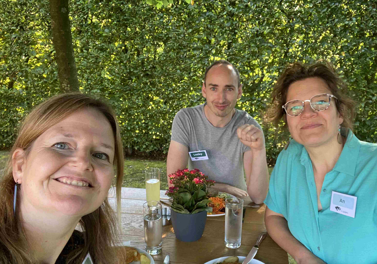 Katrien, Lesley en An